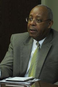 Dr. Willie Pearson spaaking on a panel