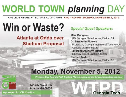World Town Planning Day Flyer