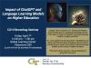 •	Date: Friday, April 7th •	Time: 12:00 pm – 1:00 pm •	Location: Global Learning Center Classroom 330 •	Event Description: Georgia Tech’s Center for 21st Century Universities (C21U) invites you to a lunchtime brownbag seminar on the topic of impact of ChatGPT and large language models on higher education. Dr. Lane Lawley from Georgia Tech’s Teachable AI Lab will kick off the brownbag. Attendees will be invited to actively discuss issues surrounding AI-based language models and the future of higher education