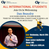 The International Student’s Guide to Finding a Job in the U.S. - Join us in welcoming Dan Beaudry as he shares essential tips from his book "Power Ties: The International Student's guide to Finding a Job in the United States" - Date: Wednesday, March 29th, Location: Klaus Lecture Auditorium Room 144, Time: 5:00pm to 6:00 pm