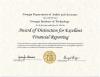 photo of DOAA Award of Distinction for fiscal year 2022