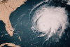 3D Render of Category 4 Major Hurricane Fiona east of Florida. Getty Images.