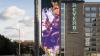 Chanell Angeli art shown on the side of a building.