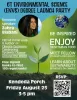 Environmental Science (ENVS) Undergraduate Degree Launch Event poster.