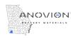 Anovion Battery Materials logo superimposed over map of Georgia highlighting Decatur county.