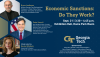 Event flyer featuring the event title, location, date, time, and headshots of the speakers.