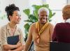 women smiling 