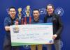 Bridge Club Teams Champions — Weilong Shen on the left and Alan Yu