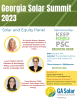 Solar and Equity Panel flyer