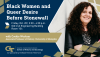 Event flyer featuring the event title, location, date, time, and headshot of the speaker.
