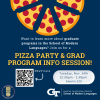 Want to learn more about graduate programs in the School of Modern Languages? Join us for a PIZZA PARTY & GRAD PROGRAM INFO SESSION | Tuesday, Nov.  14th | 12:30pm - 1:30 pm | Swann 123