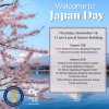 Welcome to Japan Day | Thursday, November 16 | 11am-2pm @ Swann Building | See Agenda in Posting