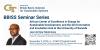 BBISS Seminar Series Banner image for Jean de Dieu Hakizimana with QR code and event details.