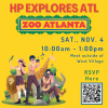 A flyer for the Honors Program trip to Zoo Atlanta on November 4th, 2023.
