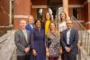 College of Sciences Dean Susan Lozier (top left) with 2023's new CoS Advisory Board members. (Photo Benjamin Zhao)