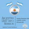 Event graphic for Argentina LBAT.