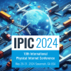IPIC 2024 Conference Banner showing concept art of planes, trains, trucks around a globe moving product.