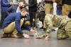 The annual Marne Innovation Workshop brings GTRI researchers and the military together, as shown in this image from the 2022 Workshop.