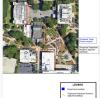 image depicting fencing and detours on campus for the Women's Walk installation