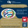 event graphic for SDG Interactive Art Hours 3-6-2024