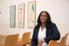 Aisha Johnson in the Georgia Tech Library 