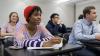 students sitting in a classroom