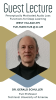 A poster of the guest lecture Gerald Schuller gives about psychoacoustic audio loss function for deep learning
