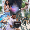 Collage of photos from Tech Arts Festival 2023