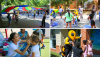 collage of pictures from the R.Kirk childcare center farewell celebration