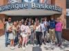 Group photo in front of building. 