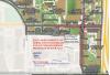 image of logistics plan for pedestrian detour during construction at North Avenue and Techwood Drive 