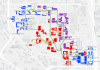 Map of building status during chilled water outage 7/30/24