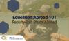 Education Abroad 101 Faculty-Led Study Abroad banner