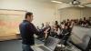 Students in Introduction to Sociology taught by Kemal Budak on Nov. 14, 2023.