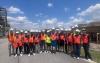 Camp participants during their off-site visit to a power plant in the Atlanta Metro Area
