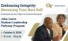 Embracing Integrity: Becoming Your Best Self John Lewis Leadership Pathway Program October 8 2024 11 am to 12 pm with an image of John Lewis
