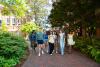 Students walking on Georgia Tech campus.