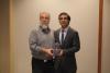 Flavio Fenton and Neal Kumar Bhatia receive award.