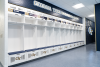 image of renovated locker room for swimming and diving