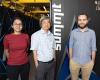 R.  Vaideswaran,  Prof. P.K Yeung, and D.L. Dotson pictured at a recent User Meeting at the Oak Ridge Leadership Computing Facility. [