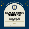 event graphic for J-1 Exchange Visitor Orientation on 11-21-24