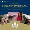 event graphic for Peer Advisor Panel on 11-22-24