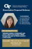 Dissertation proposal defense poster for Min-kyeong Cha