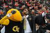 Student With Buzz at Commencement