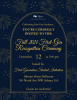 Flyer for the First-Gen Recognition ceremony indicating the date, time, and location.
