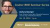 Flyer with image of speaker Zachary Danziger at top of page with event details.