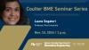 Flyer with image of speaker Laura Segatori at top of page with event details.