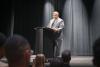 U.S. Secretary of the Navy Carlos Del Toro during his remarks at the John Lewis Student Center.