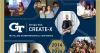 Collage of Startup Launch alumni an CREATE-X participants on the cover of the CREATE-X Decade Report