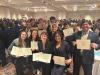 Model NATO student organization poses together at the 40th annual International Model NATO Conference held February 13-16, 2025, in Washington, D.C.